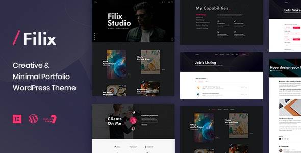 Filix v1.3.1 -创意最小组合WordPress主题