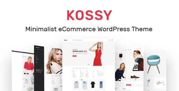 Kossy v1.30 -极简主义电子商务WordPress主题
