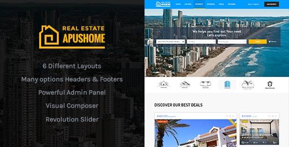 ApusHome v1.7.11 -真实的地产WordPress主题