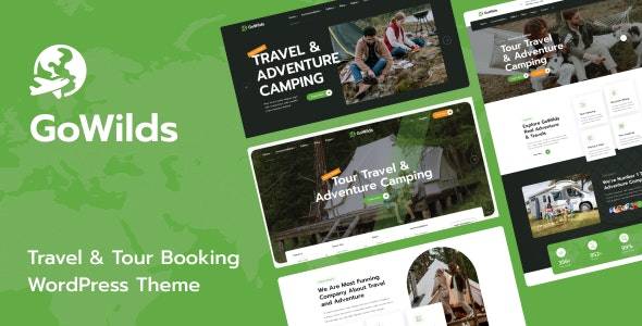 Gowilds v1.0.3 -&旅游预订WordPress主题