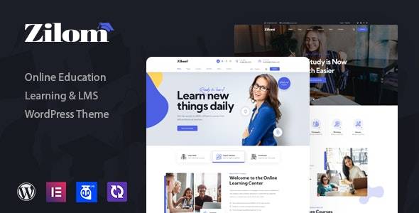 Zilom v1.2.2 -在线教育学习WordPress主题