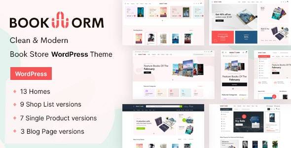 Bookworm v1.1.9 -书店 WooCommerce主题