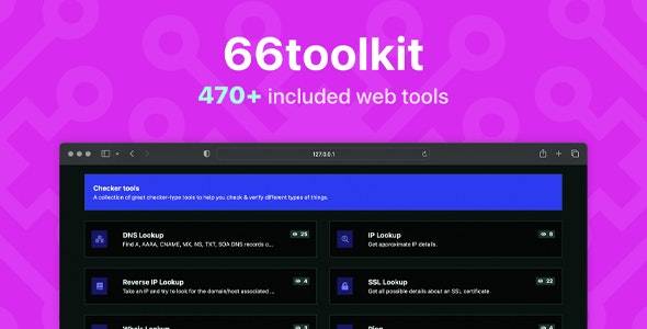 66 toolkit v16.0.0—终极Web工具系统（SAAS）