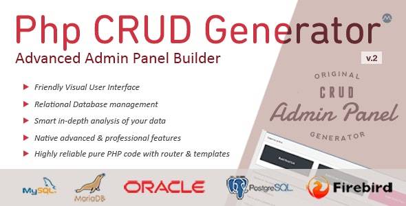 PHP CRUD Generator v2.3.1