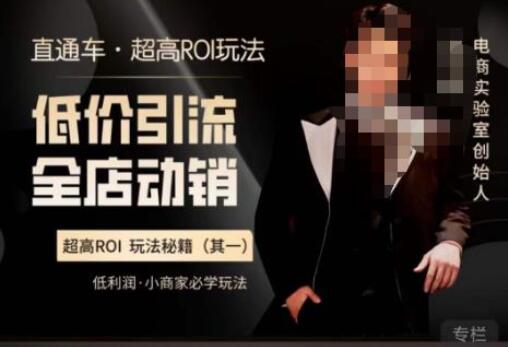 电商冰可乐·直通车低价引流全店动销课程