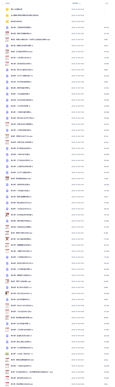 舒涵·90天带你走进易经实践课程（百度网盘）