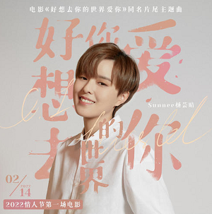 Sunnee杨芸晴《好想去你的世界爱你》全新单曲[高品质MP3+无损FLAC/63MB]百度云网盘下载