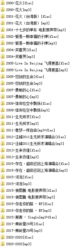 费玉清《经典精选150首》歌曲合集打包[高品质MP3+无损FLAC/4.61GB]百度云网盘下载