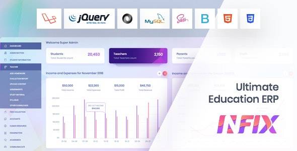 InfixEdu v7.0.3 -学校管理系统软件