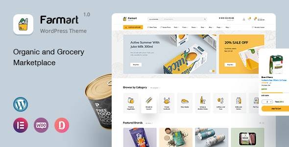 Farmart v1.21.5 - 单一或多供应商Laravel电子商务系统