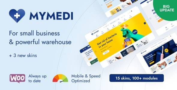 MyMedi v1.4.1 -响应式WooCommerce WordPress主题