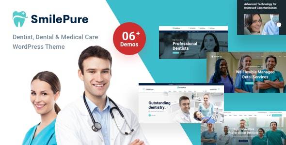 SmilePure v1.4.7 -牙科医疗保健WordPress主题