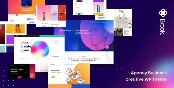 Brook v2.8.2 - 代理商业创意 WordPress 主题