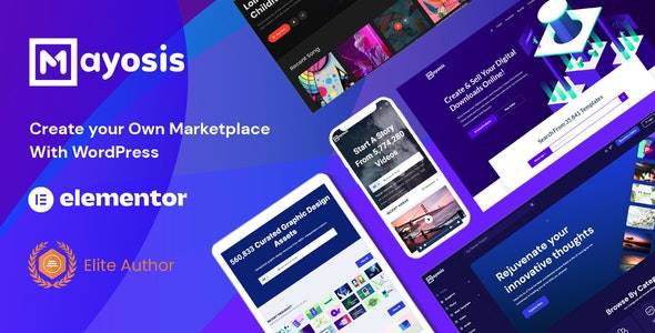 Mayosis v4.5.3 - 数字市场 WordPress 主题
