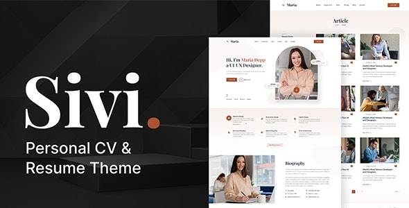 Sivi v1.1 - 个人简历/简历主题