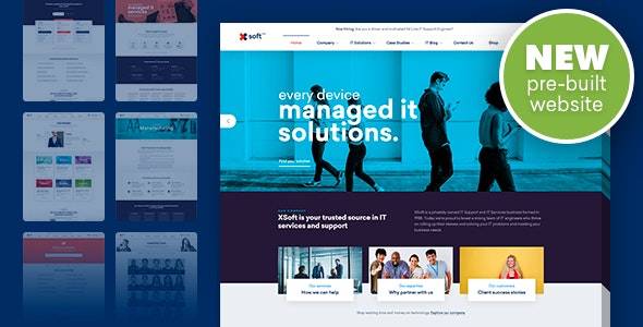 Nanosoft v1.2.6 - IT 解决方案和服务公司的 WP 主题