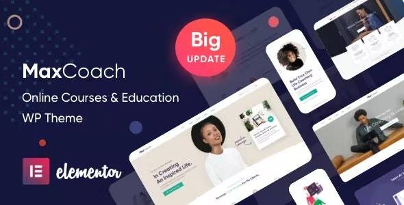 MaxCoach v2.7.7 - 在线课程和教育 WP 主题