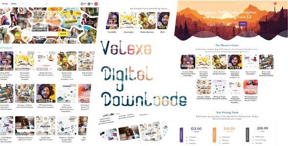 Valexa v4.2.5 - 用于销售数字产品和数字下载的 PHP 脚本