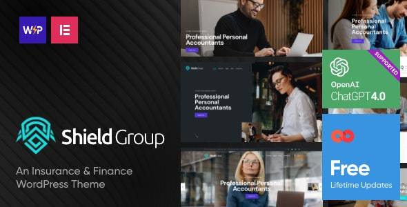 ShieldGroup v2.0 - 保险和金融 WordPress 主题