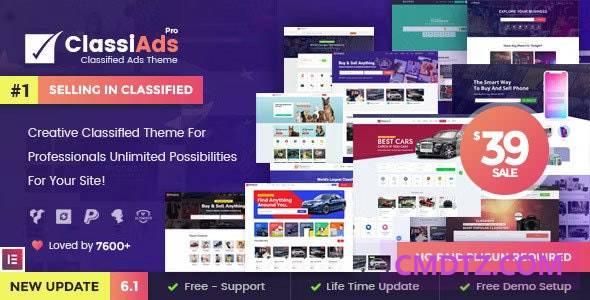 Classiads v6.1.1 - 分类广告 WordPress 主题