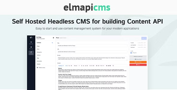 ElmapiCMS v2.0 - 用于构建 Content API 的 Headless CMS