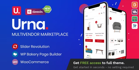 Urna v2.4.3 - 一体化 WooCommerce WordPress 主题