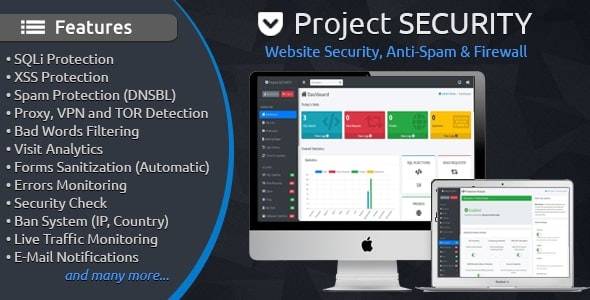 Project SECURITY v5.0.2 -网站安全，反垃圾邮件&防火墙