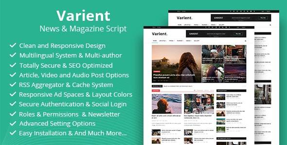 Varient v2.2 -新闻&杂志脚本