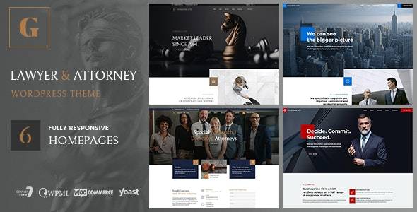 Goldenblatt v1.1.9 - 律师事务所 wordpress主题