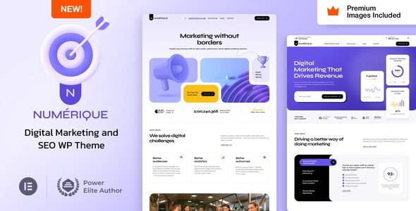 Numérique v1.1 - SEO 数字营销 WordPress