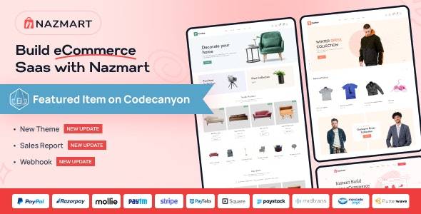 Nazmart v1.1.3 - 多租户电子商务平台（SAAS）