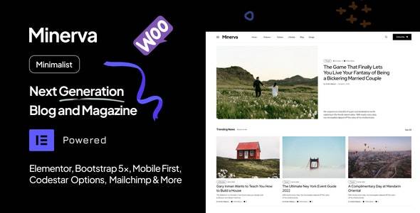 Minerva - 现代博客 WordPress 主题