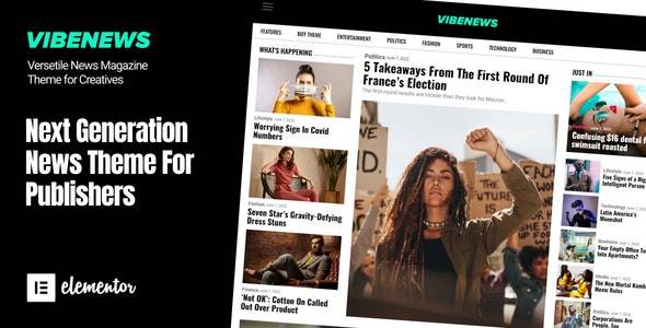 Vibenews - 数字新闻杂志 AMP 主题