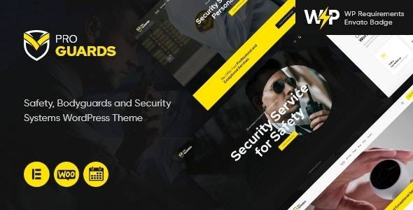 ProGuards v2.5 - 安全 Body Guard 和安全 WordPress 主题