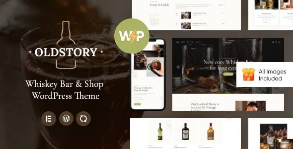 OldStory v2.9 - 威士忌酒吧| 酒吧| 餐厅 WordPress 主题
