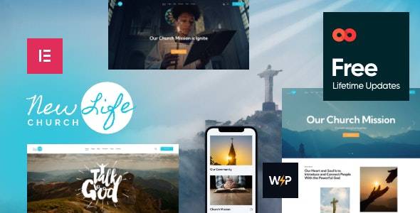 New Life v2.7 - 教堂与宗教 WordPress 主题