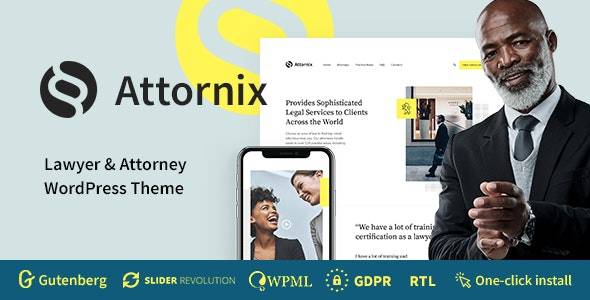 Attornix v1.0.7 - 律师 WordPress 主题