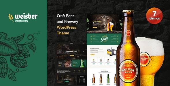 Weisber v1.1.8 - 精酿啤酒和啤酒厂 WordPress 主题