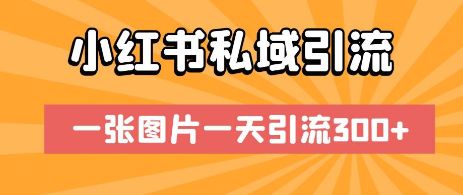 图片[1]-小红书私域引流秘籍！一张图片一天带来300流量！-云上仙人资源网