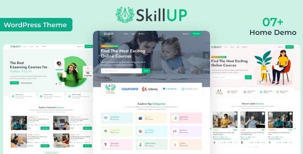 SkillUp v1.0.18 - 在线教育 WordPress 主题