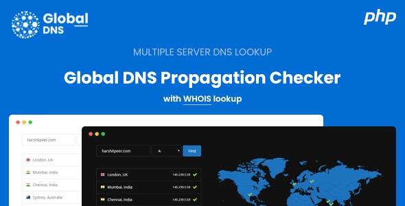 Global DNS v2.5.0 - 多服务器 - DNS 传播检查器 - PHP