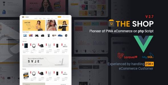 The Shop v3.4 - PWA 电子商务 cms