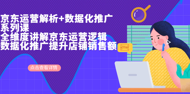 图片[1]-京东运营解析与数据化推广系列课，全维度讲解京东运营逻辑+数据化推广提…-云上仙人资源网