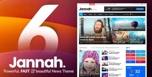 Jannah News v6.3.1 - 报纸杂志新闻 AMP BuddyPress