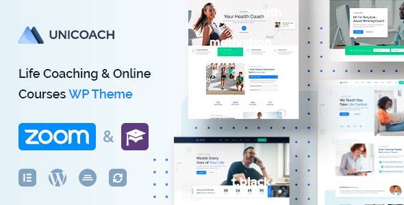 UniCoach v1.1.6 - 多用途 UpSkill WordPress 主题