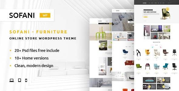 Sofani v1.7.1 - 家具店 WooCommerce WordPress 主题