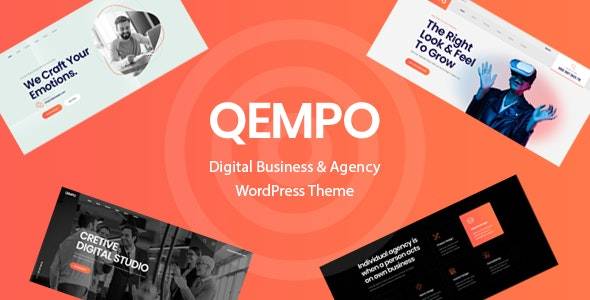 Qempo v1.2.8 - 数字代理服务 WordPress 主题