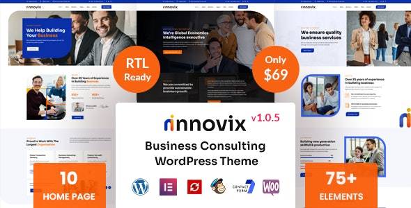 Innovix v1.0.5 - 商业咨询 WordPress 主题