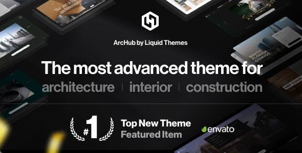 ArcHub v1.2.3 - 建筑和室内设计 WordPress 主题
