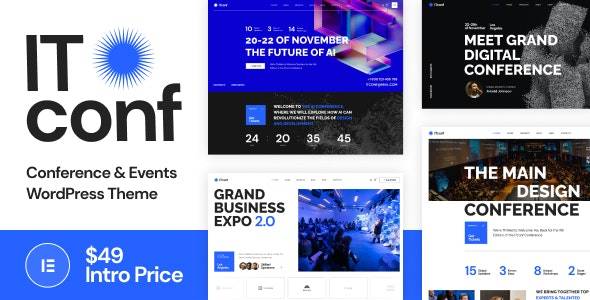 ITconf v1.0.1 - 会议和活动 WordPress 主题